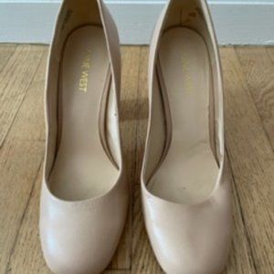 Nine West - Bone Leather Heels (3.5")